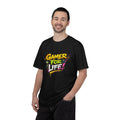Gamer For Life T-Shirt — Bold Neon Gaming Tee