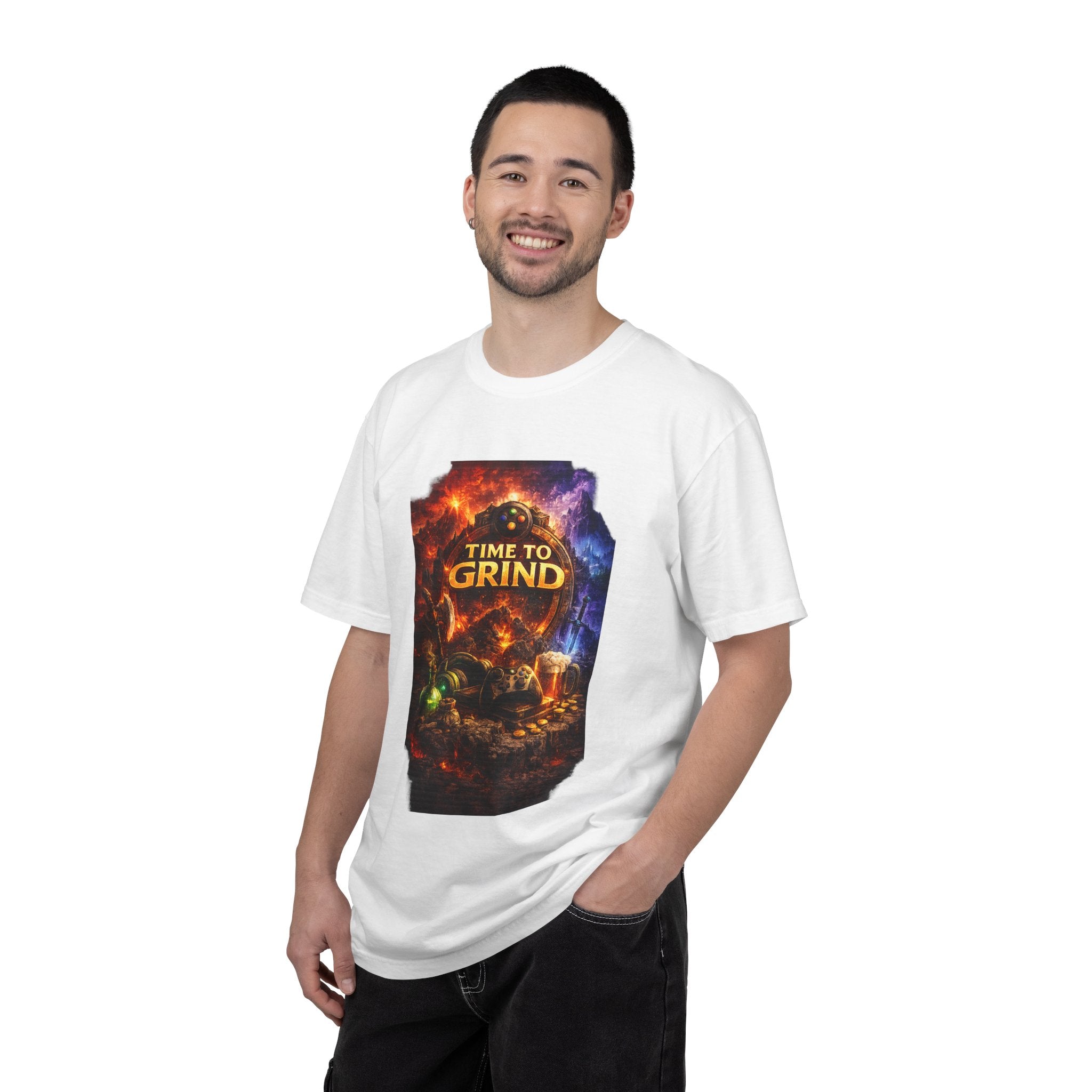 Time to Grind T-Shirt — Fantasy RPG Gaming Tee