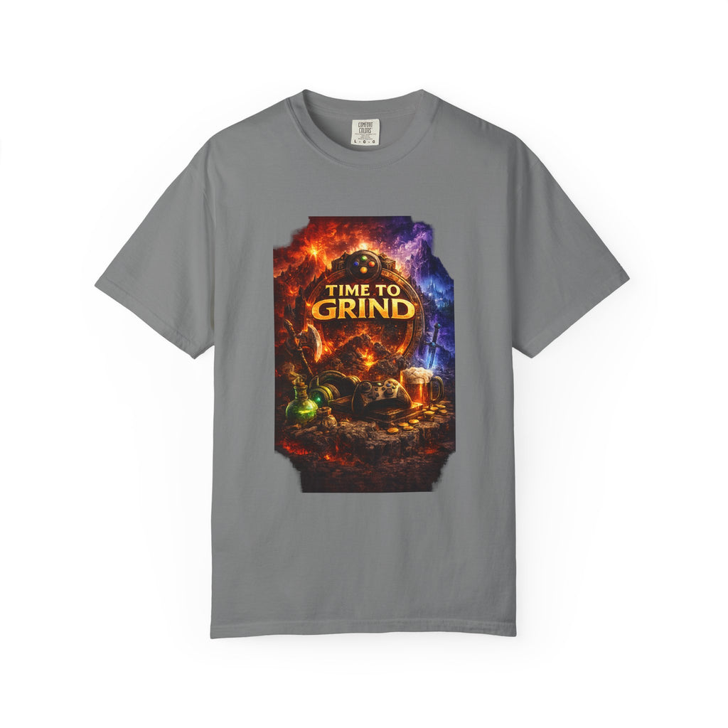 Time to Grind T-Shirt — Fantasy RPG Gaming Tee