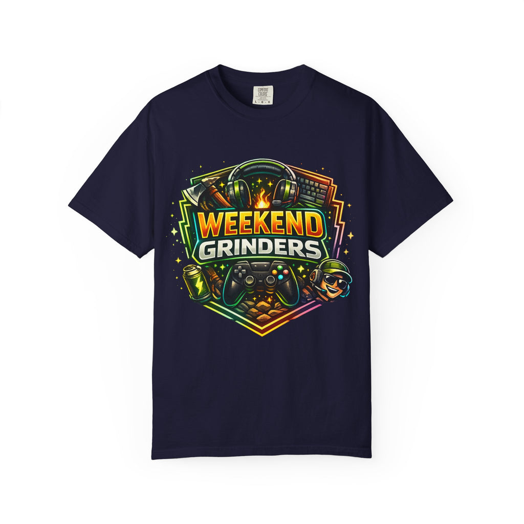 Weekend Grinders T-Shirt — Retro Gaming Controller Gamer Tee