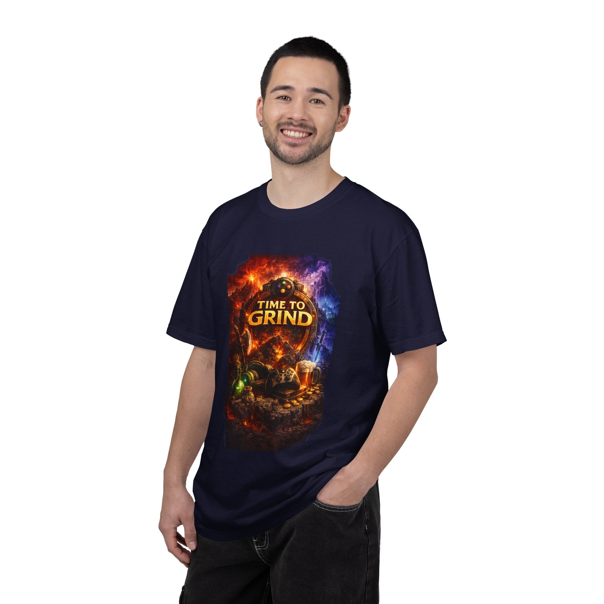 Time to Grind T-Shirt — Fantasy RPG Gaming Tee