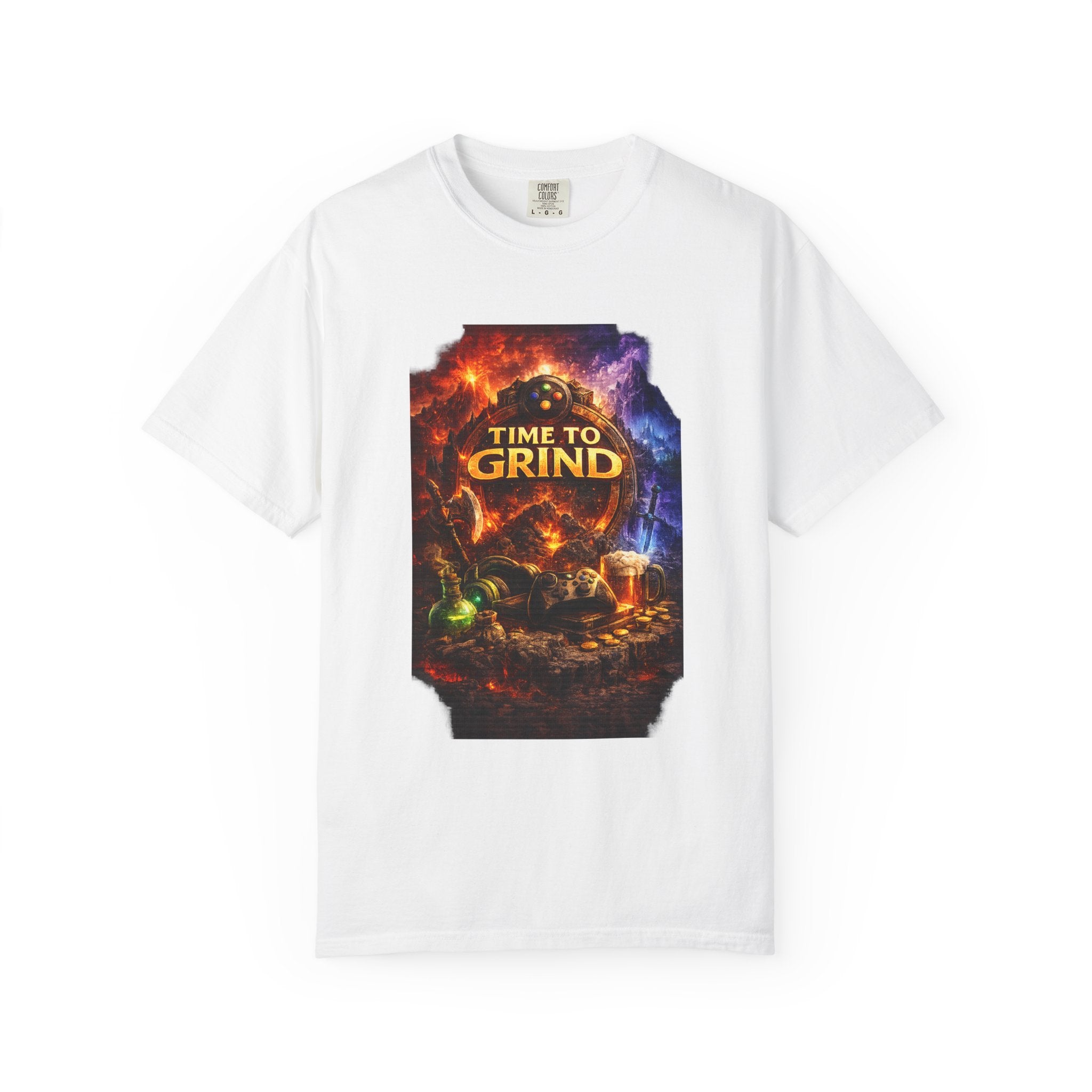 Time to Grind T-Shirt — Fantasy RPG Gaming Tee