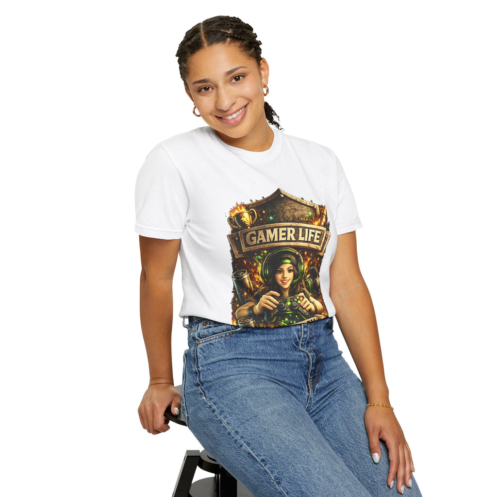 Gamer Life T-Shirt — "Let's Play" Retro Gaming Graphic Tee